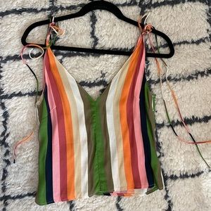 Striped Reformation Blouse